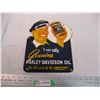 Image 1 : Harley Davidson oil porcelain sign
