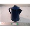 Image 1 : enamel kettle 9" tall