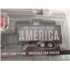 Image 3 : Greenlight Ford truck + car with hauler 1:64
