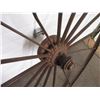 Image 2 : 2X THE BID PRICE - Steel Wagon Wheels 54" round