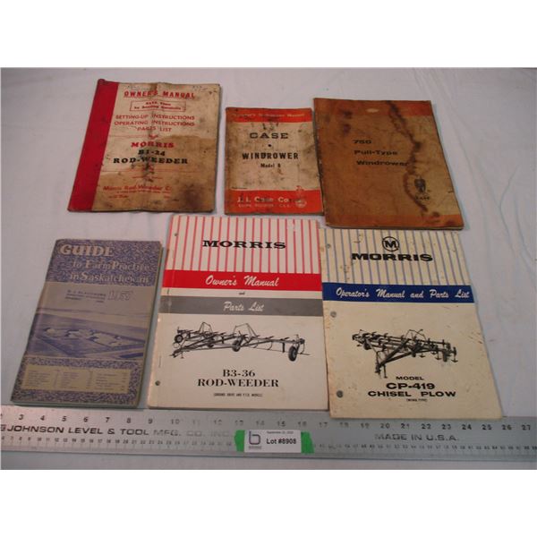 Vintage Morris + Case manuals