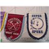 Image 3 : Set of (4) English Premier league football banners 1970's