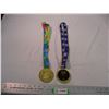 Image 1 : (2) 1998 + 2016 Olympic medal replicas