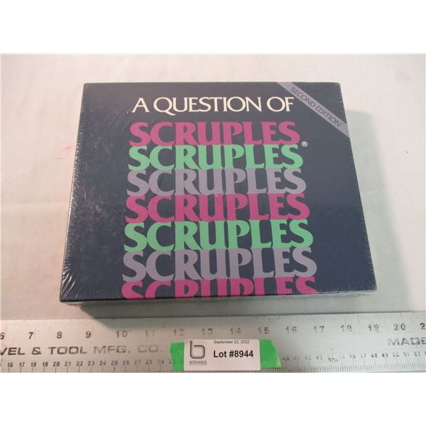 Scruples second edition - 1986 high game enterprises - new in box