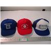 Image 1 : (3) GM + Chrysler hats - Meadow Lake, SK, Alberta GM, BC GM