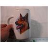 Image 3 : Gasteinertal German Shepherd drinking mug - gold rimmed