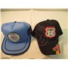 Image 3 : (4) Route 66 mugs + trucker hat + Denzil stock show 3-stripe hat