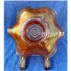 Image 3 : Fenton Marigold “Captive Rose” Ruffled Carnival Glass 8 1/2” Bowl