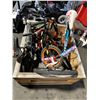 Image 2 : WOODEN BOX OF ASSORTED KIDS BIKES & ASSORTED WHEELS