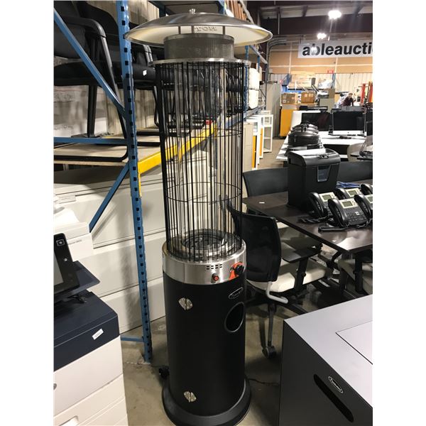 PARAMOUNT PH-F-122 BLACK PROPANE SPIRAL FLAME TUNNEL OUTDOOR PATIO HEATER