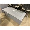 Image 1 : PARAMOUNT FP-415 SHORT ALUMINUM CONCRETE LOOK FIRE TABLE WITH CONVERTIBLE BURNER