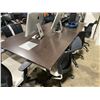 Image 2 : DARK WOOD POWERED 8' X 42" RECTANGULAR BOARDROOM TABLE