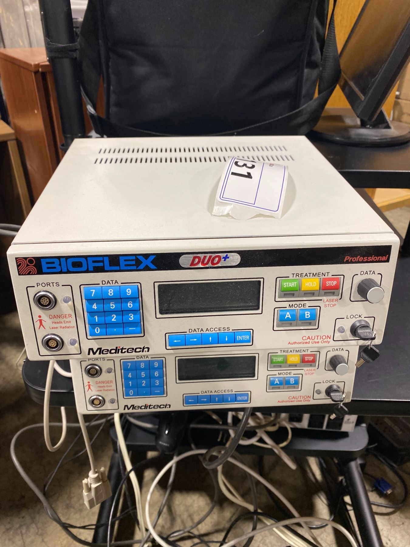 MEDITECH BIOFLEX DUO+ PROFESSIONAL LASER THERAPY SYSTEM WITH 2 CONTROL ...