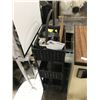 Image 2 : MINI REFRIGERATOR, 2 SIGN STANDS, HAND SANITIZING STATION, 3 TIER BROWN RATTAN ORGANIZER WITH