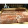 Image 2 : LOT OF ASSORTED SPA SUPPLIES INCLUDING CRATE OF ASSORTED HIMALAYAN SALT ROCK, LOTION, AND RUSTIC