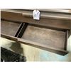 Image 2 : DARK WOOD 3 DRAWER MODERN DESIGNER CREDENZA