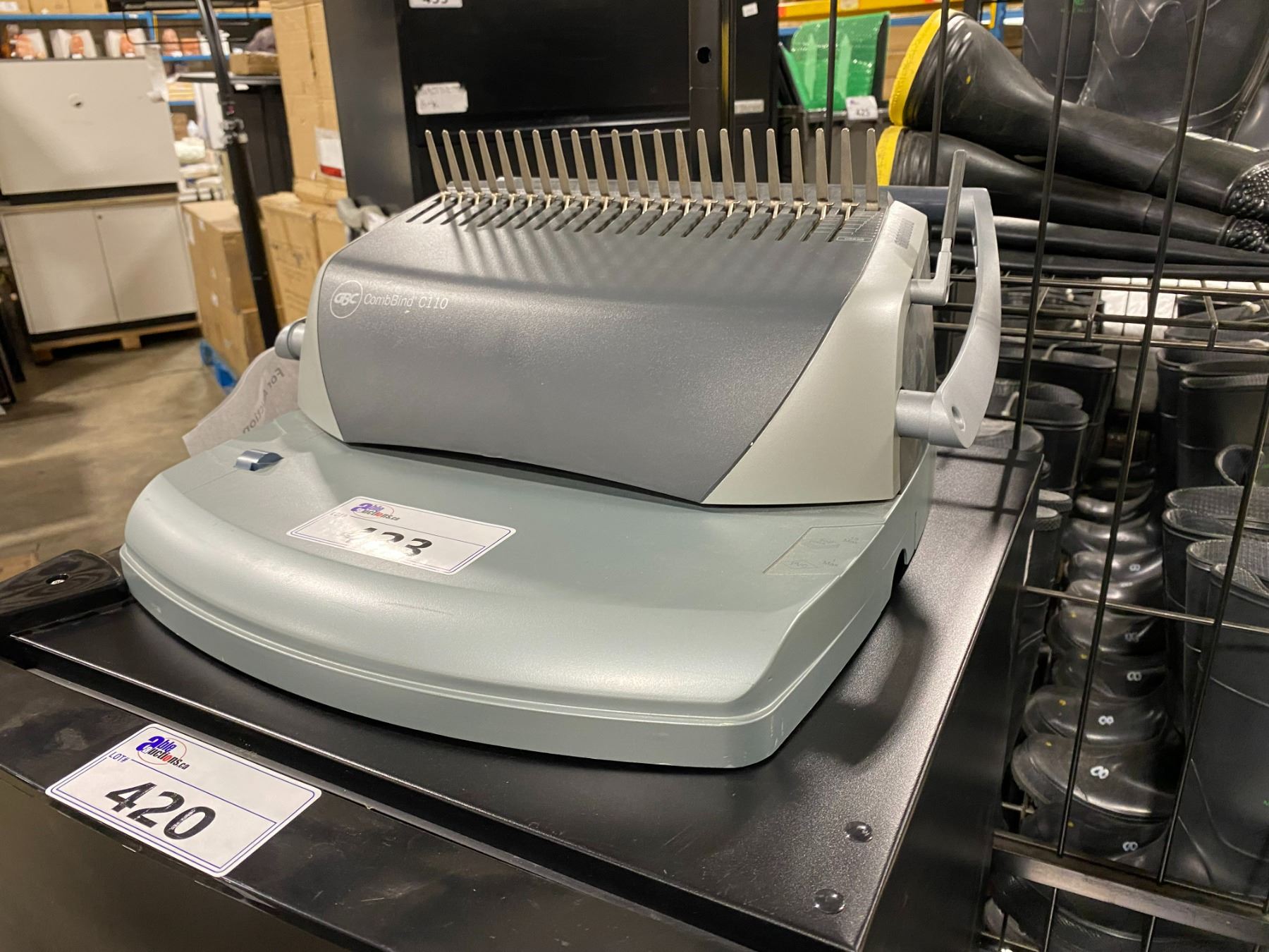 C110 Machine GBC COMBINED C110 RING BINDING MACHINE - Able Auctions