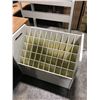 Image 2 : CREAM COLOURED METAL ROLLING CART AND CREAM COLOURED ORGANIZER
