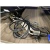 Image 2 : HUMANSCALE DUAL MONITOR ARM WITH 2 ASSORTED COMPUTER MONITORS
