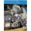 Image 8 : SHELF OF BOXES OF BUFFING / GRINDING DISCS, CUP HOLDERS, KITCHEN ITEMS & ELECTRICAL CABLES