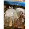 Image 2 : BOX OF ASSORTED KITCHEN ITEMS, DECOR, & WOODEN SPOONS