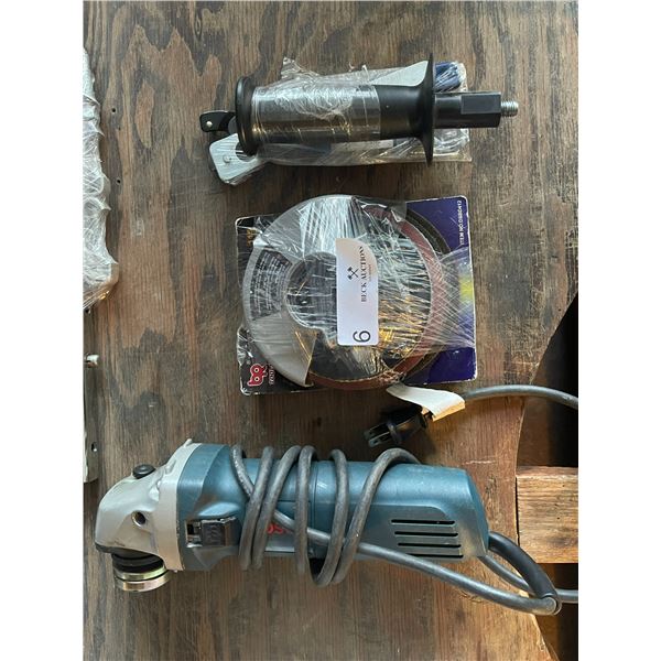 Bosch 4.5 Inch Angle Grinder & Accessories