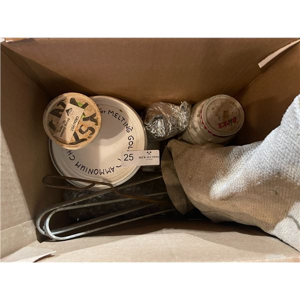 Gold Melting Crucibles Tongs Flux Ingot Molds