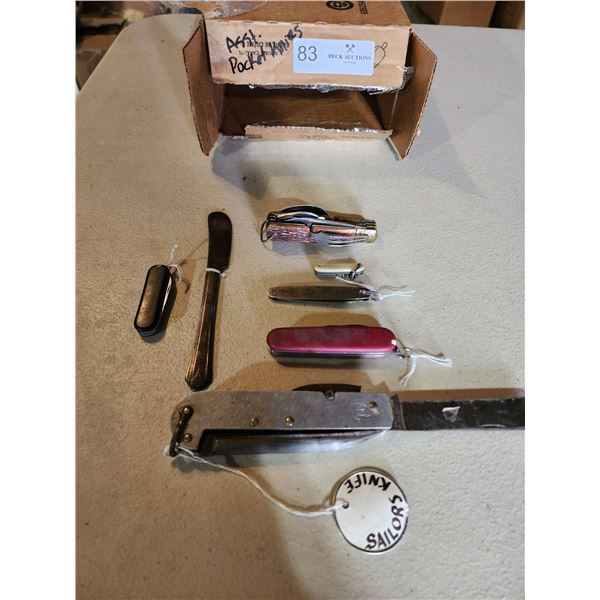 Assorted Pocket Knifes