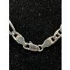 Image 2 :  Heavy 925 Sterling Silver Link Necklace 17 and 1/2 inches