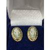 Image 2 : 3 Piece WEDGEWOOD Cameo Signed Necklace and Earring Set