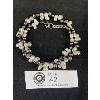 Image 2 : Genuine White and Black Pearl Choker on Wire Necklace