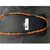 Image 3 : Extra Long Genuine Amber Necklace, Two Amber Colors, 37 inches