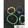 Image 2 : 4 Vintage Glass Bracelet