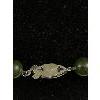 Image 2 : Genuine BC Jade Bead Necklace 22 inches original clasp