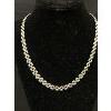 Image 2 : Beautiful 925 Sterling Silver Necklace 18 inches, Made in Italy