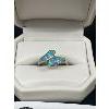 Image 2 : 950 Solid SilverRing w/Beautiful Genuine Opal, Mexico