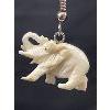 Image 2 : Pair of Vintage Hand Carved Elephant Earrings