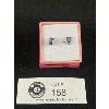 Image 1 : Sterling Silver Iolite Stud Earrings