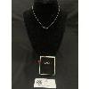 Image 1 : Vintage 925 Sterling Silver Ring with Matching Pendant Necklace