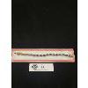 Image 1 :  925 Sterling Silver Tennis Style Bracelet with Multi Semi Precious Genuine Stones