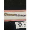 Image 2 :  925 Sterling Silver Tennis Style Bracelet with Multi Semi Precious Genuine Stones