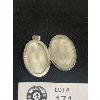 Image 2 : Large Vintage 925 Sterling Silver ,Hand Engraved Picture Locket Pendant