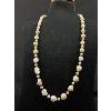 Image 2 : Genuine Baroque Style Pearl Necklace, 26 inches