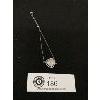 Image 1 : Unusual Genuine Stone Sterling Silver Bracelet with Micro clear Stones