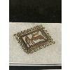 Image 2 : Vintage 900 Silver w/Marcasite Stone  Brooch w/ Stag Design