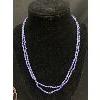 Image 2 :  Multi Colored Triple Freshwater Pearl Necklace 36 inch
