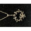 Image 2 : Vintage 925 Sterling Silver Marcasite Pendant and Necklace