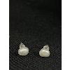 Image 2 : Genuine Blue & White Pearl Bracelet and White Earring. Earring Have Gold Posts