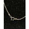 Image 2 :  925 Sterling Silver Beautiful Ball Design Chain Necklace Italy 19 inches
