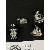 Image 2 : 4x  925 Sterling Silver Charms